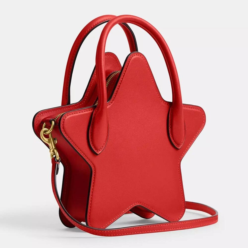 NWT ❤️ Coach Star Bag In Regenerative Leather - Picture 3 of 10